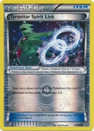 Tyranitar Spirit Link [Reverse Holo] #81