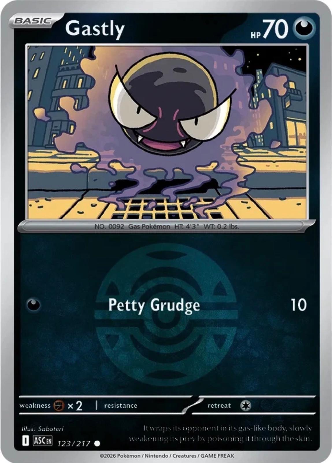 Gastly [Ball] #123
