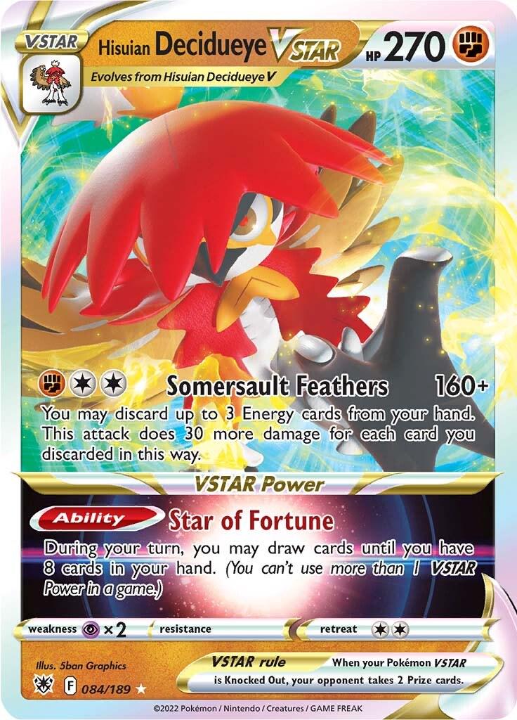 Hisuian Decidueye VSTAR #84