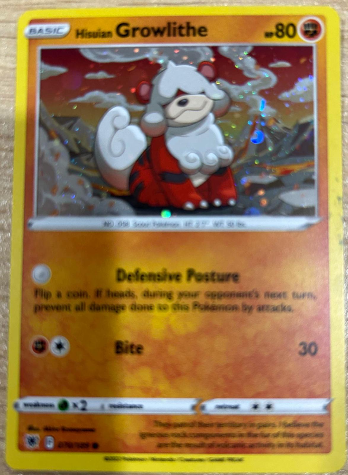 Hisuian Growlithe [Holo] #70