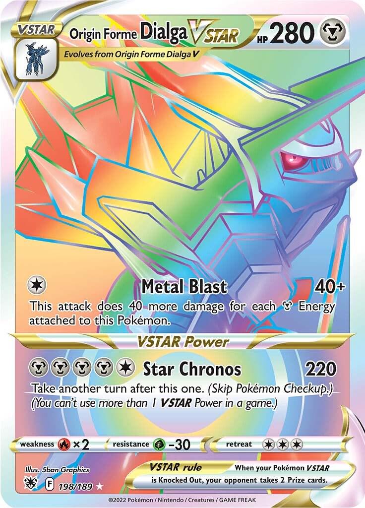 Origin Forme Dialga VSTAR #198