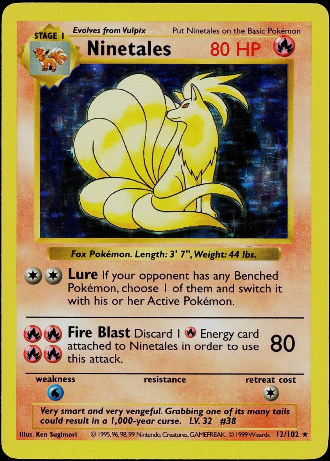 Ninetales [Shadowless] #12