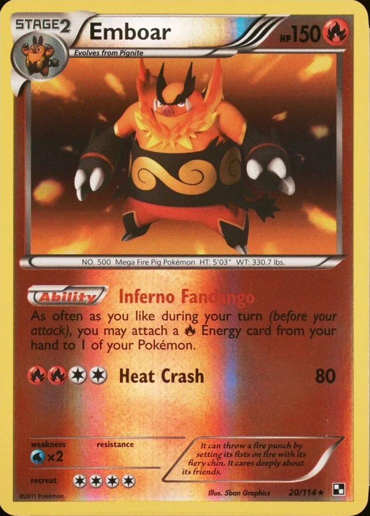Emboar [Reverse Holo] #20