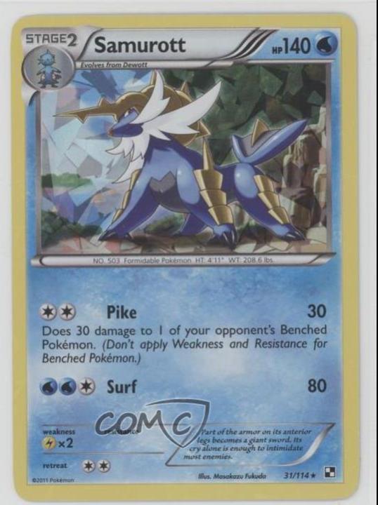 Samurott [Cracked Ice] #31