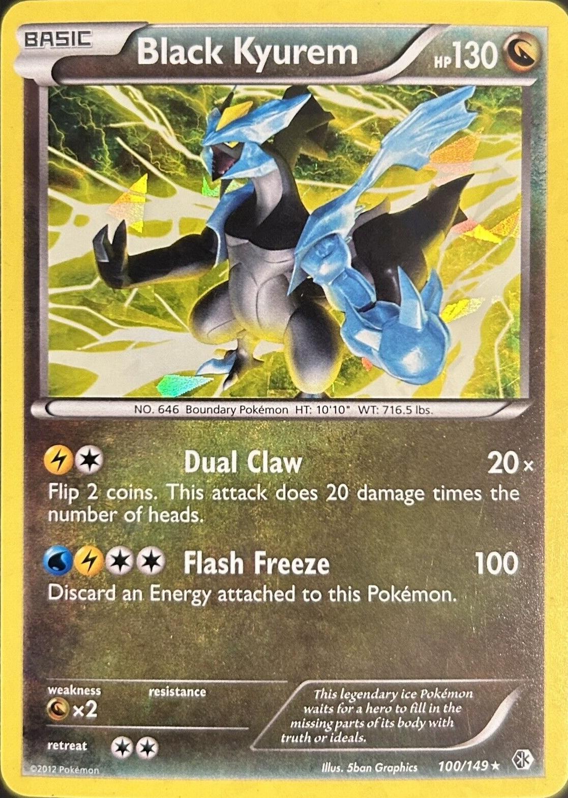 Black Kyurem [Cracked Ice] #100