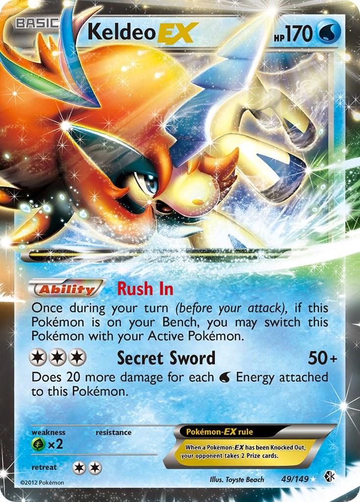 Keldeo EX #49