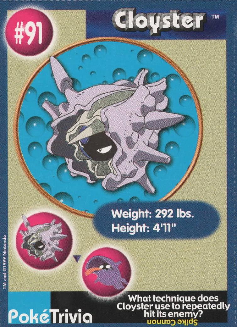 Cloyster #91