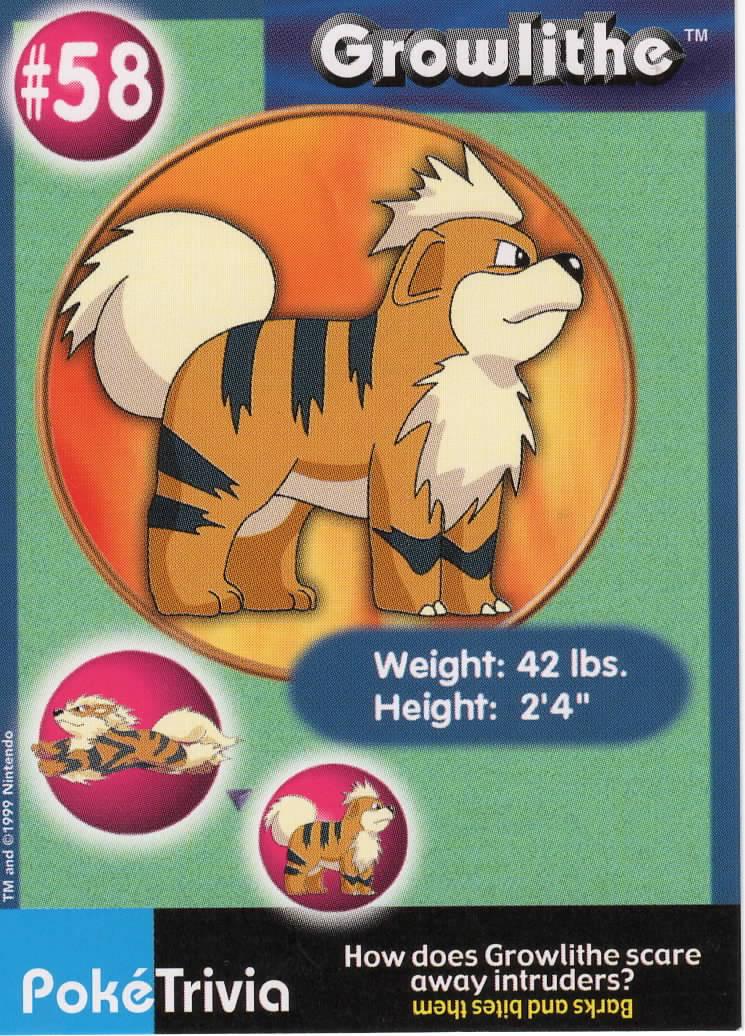 Growlithe #58
