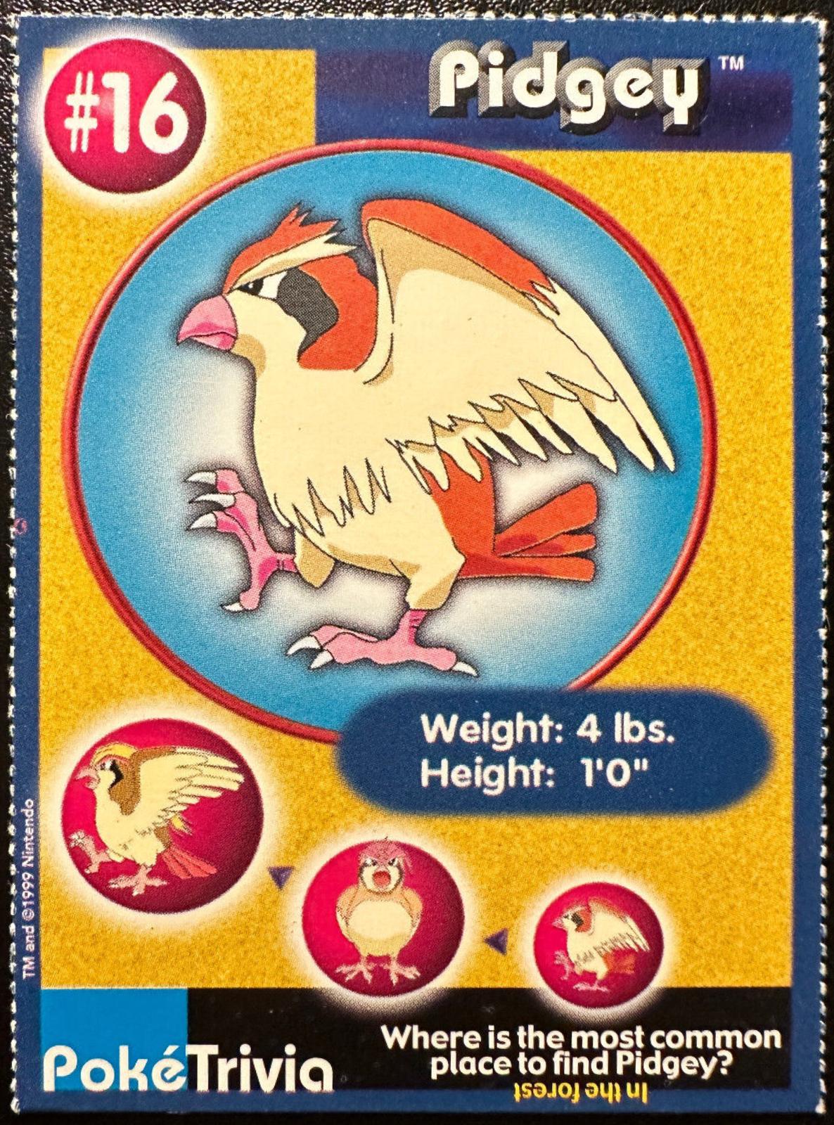 Pidgey #16
