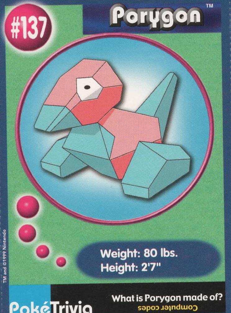 Porygon #137