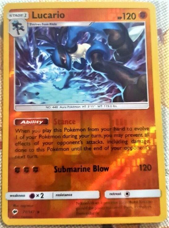 Lucario [Reverse Holo] #71