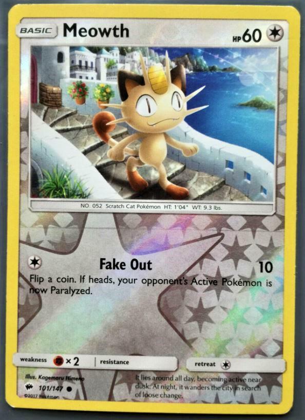 Meowth [Reverse Holo] #101