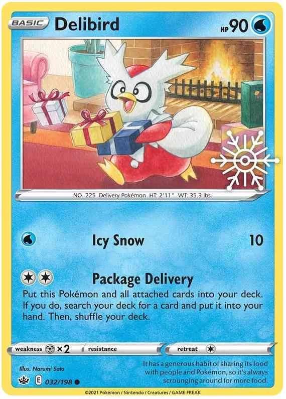 Delibird [Snowflake Stamp] #32