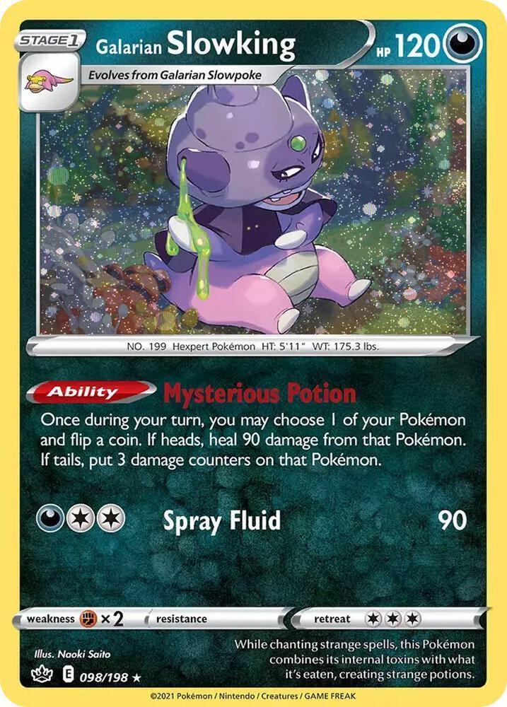 Galarian Slowking [Cosmos Holo] #98