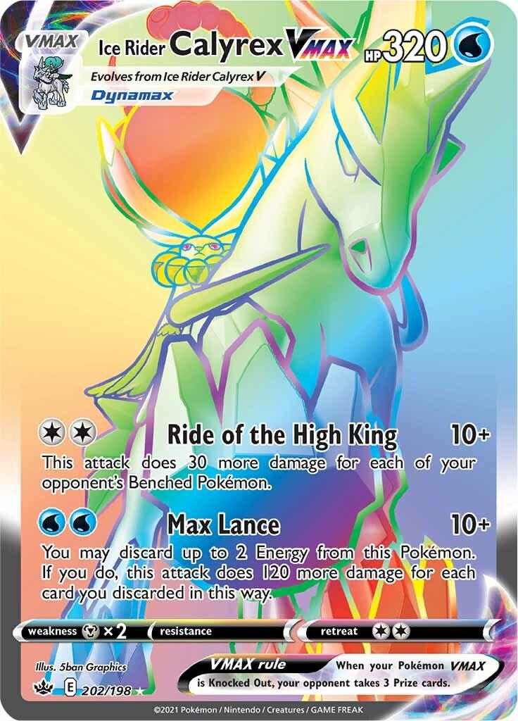 Ice Rider Calyrex VMAX #202