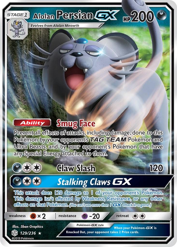 Alolan Persian GX #129