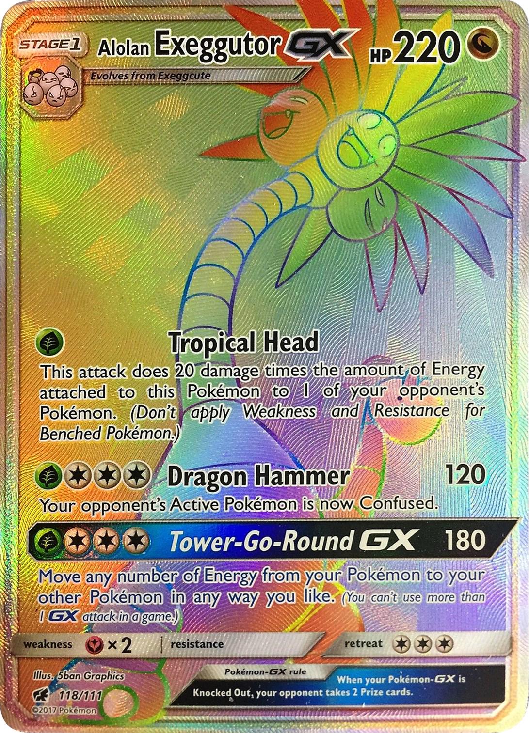 Alolan Exeggutor GX #118