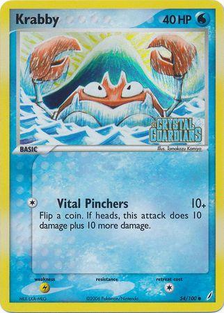 Krabby [Reverse Holo] #54
