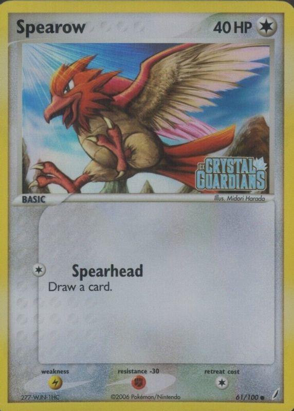 Spearow [Stamped Reverse Holo] #61