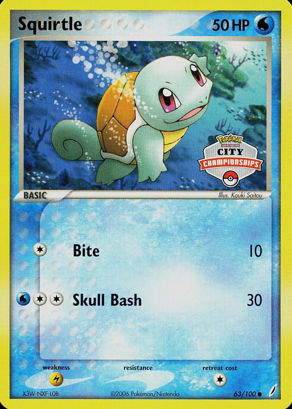 Squirtle [City Championships] #63