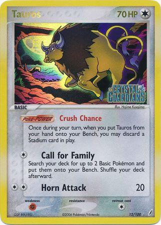 Tauros [Reverse Holo] #12