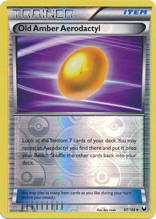 Old Amber Aerodactyl [Reverse Holo] #97