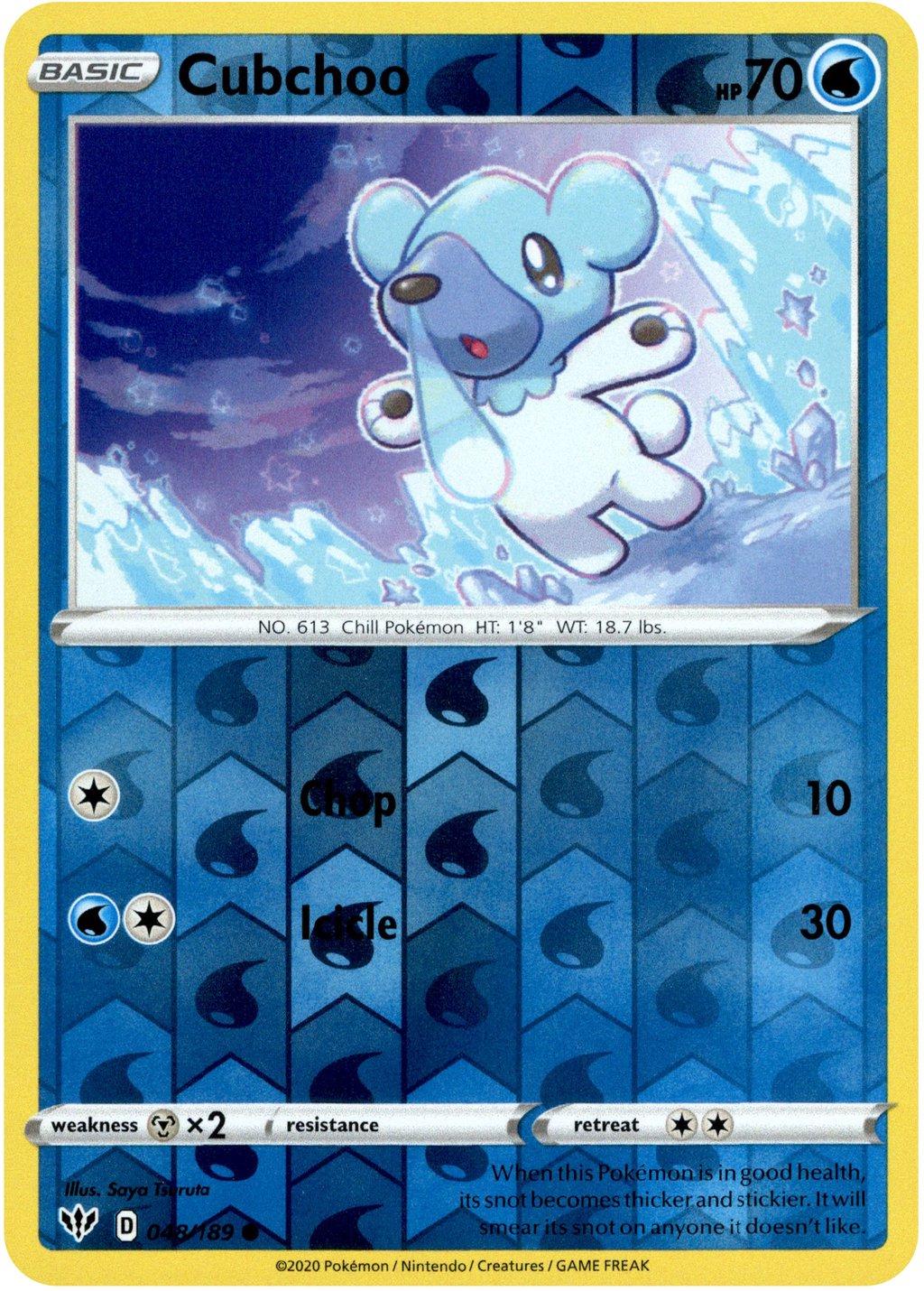Cubchoo [Reverse Holo] #48