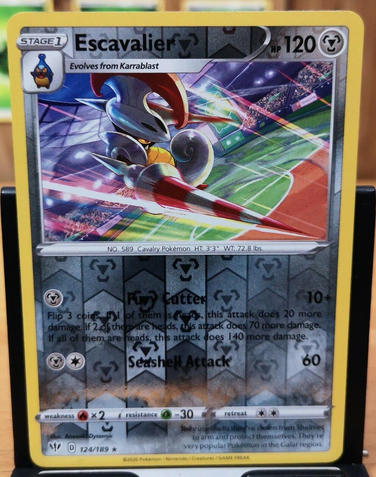 Escavalier [Reverse Holo] #124