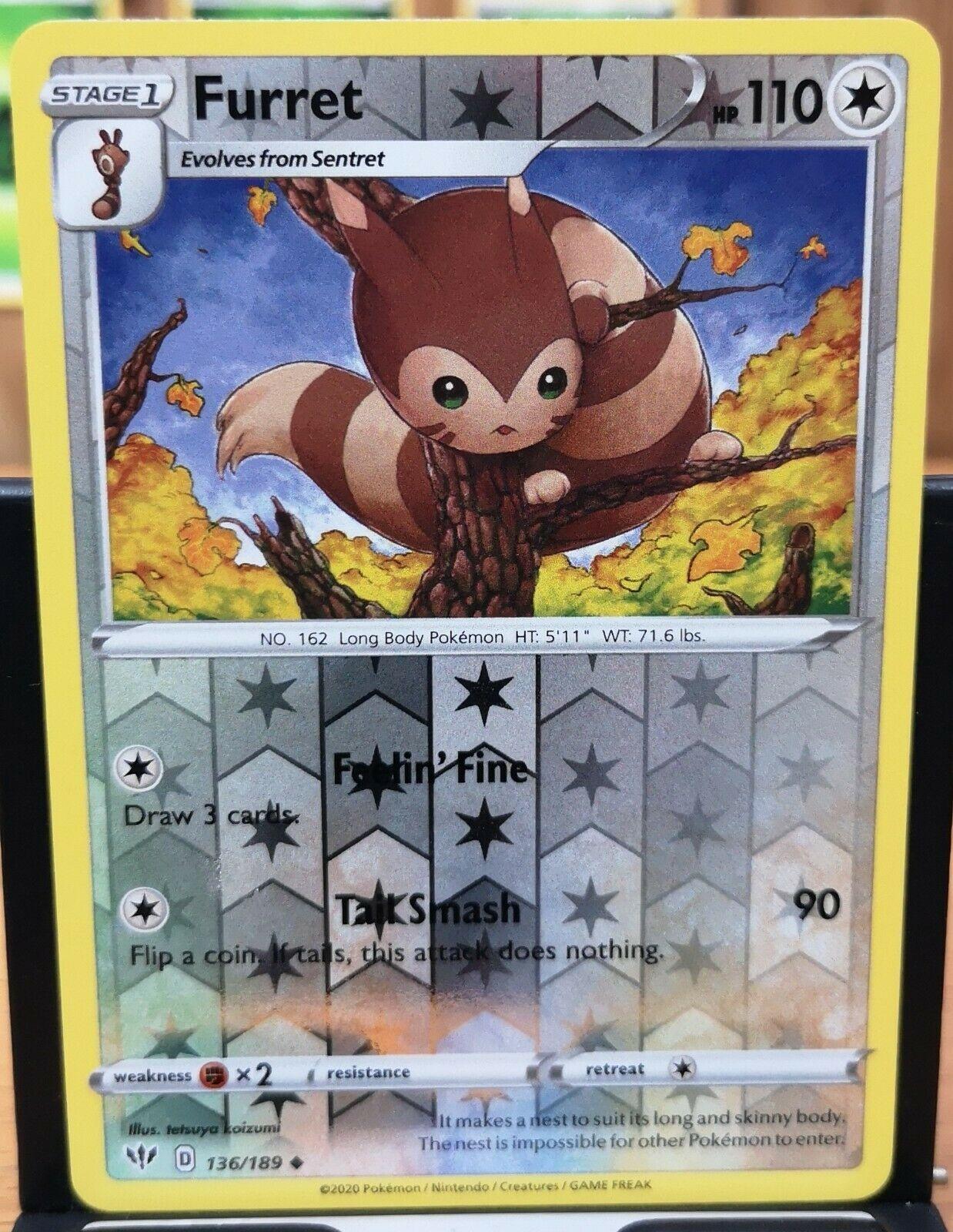 Furret [Reverse Holo] #136
