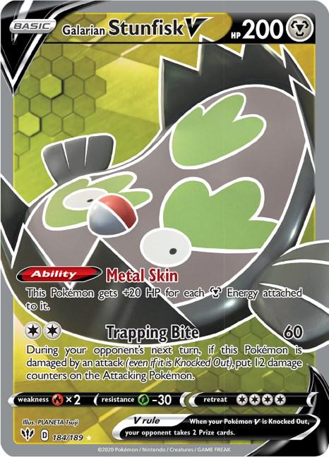 Galarian Stunfisk V #184