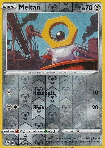 Meltan [Reverse Holo] #129