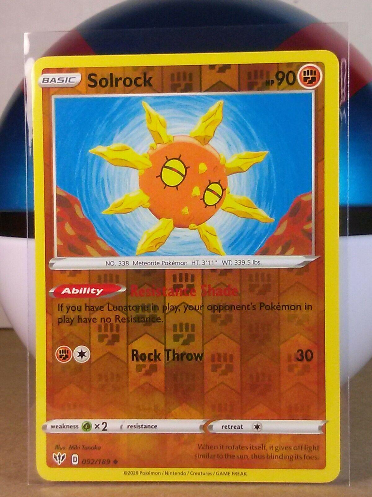Solrock [Reverse Holo] #92