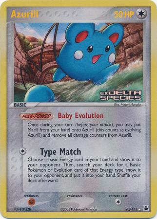 Azurill [Reverse Holo] #20