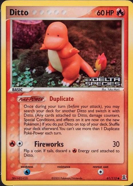 Ditto Charmander [Reverse Holo] #61