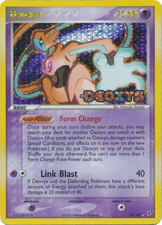Deoxys [Reverse Holo] #16