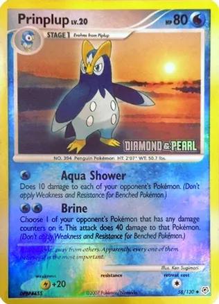 Prinplup [Diamond & Pearl Stamp] #58