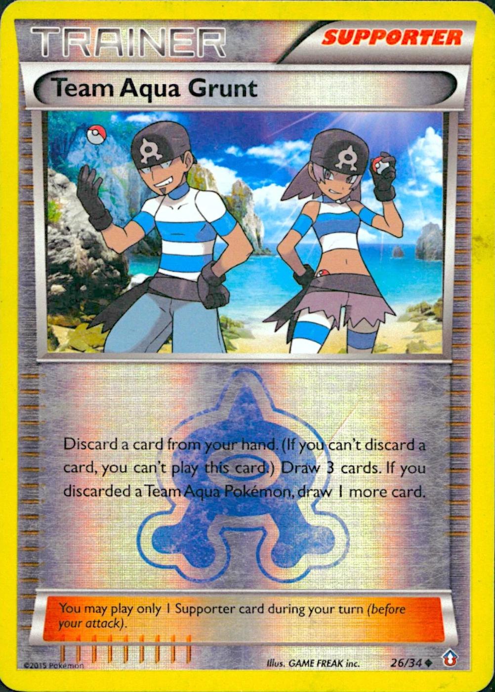 Team Aqua Grunt [Reverse Holo] #26