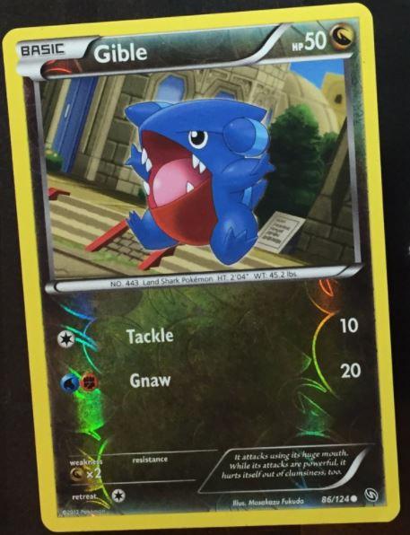 Gible [Reverse Holo] #86