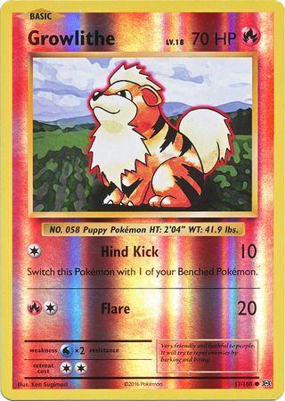Growlithe [Reverse Holo] #17