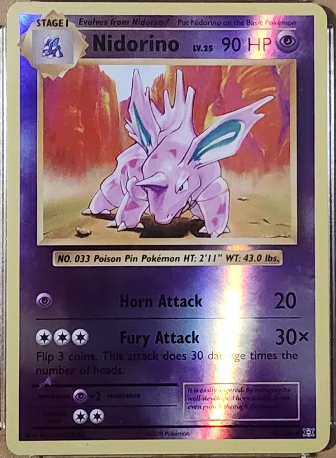 Nidorino [Reverse Holo] #44