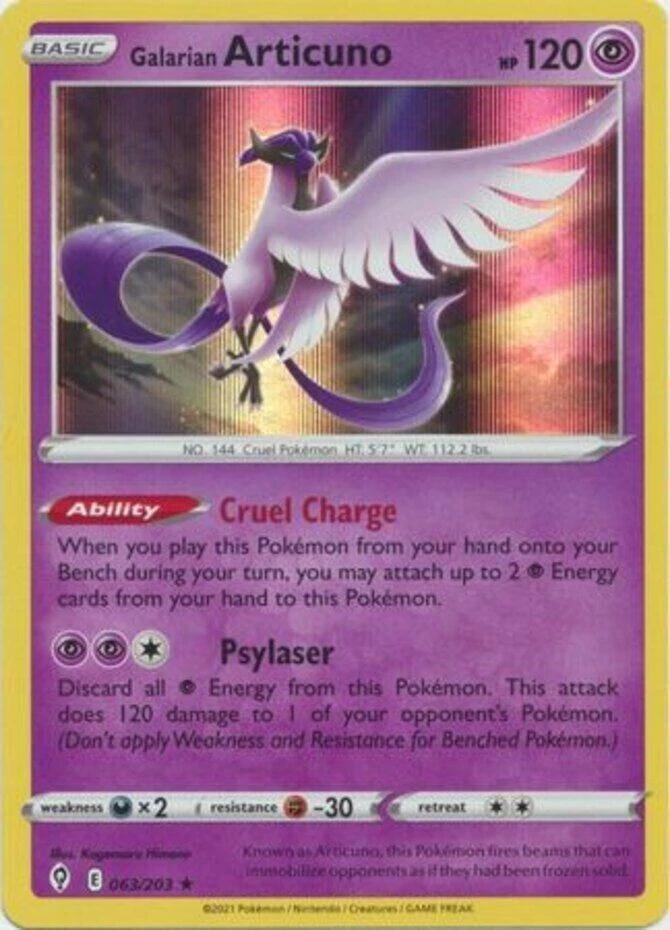 Galarian Articuno [Holo] #63