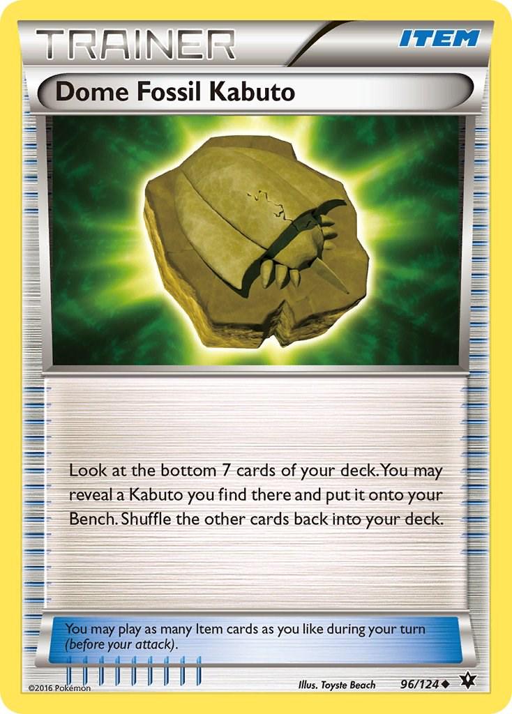 Dome Fossil Kabuto #96