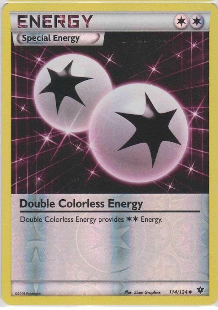 Double Colorless Energy [Reverse Holo] #114