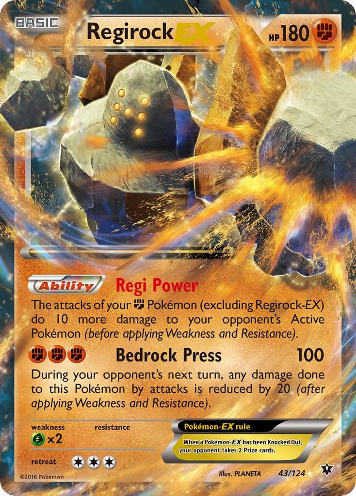 Regirock EX #43