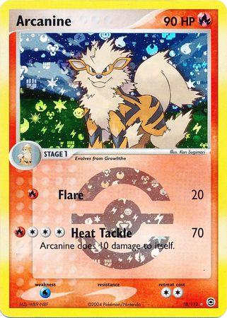 Arcanine [Reverse Holo] #18