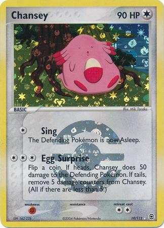 Chansey [Reverse Holo] #19