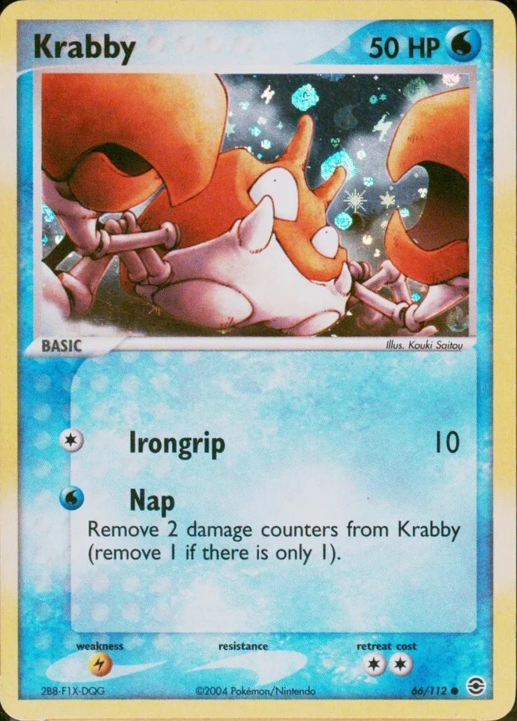 Krabby [Reverse Holo] #66
