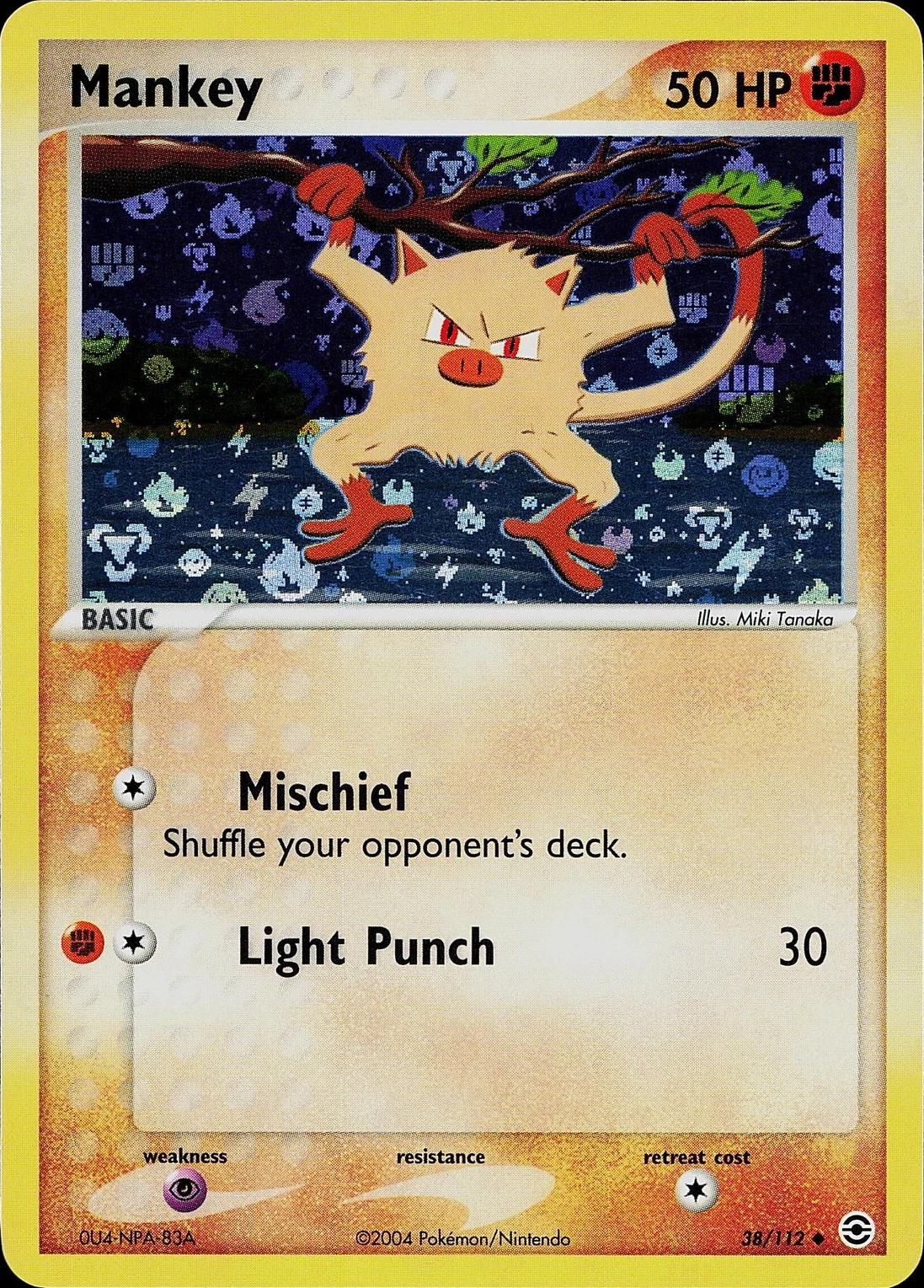 Mankey [Reverse Holo] #38