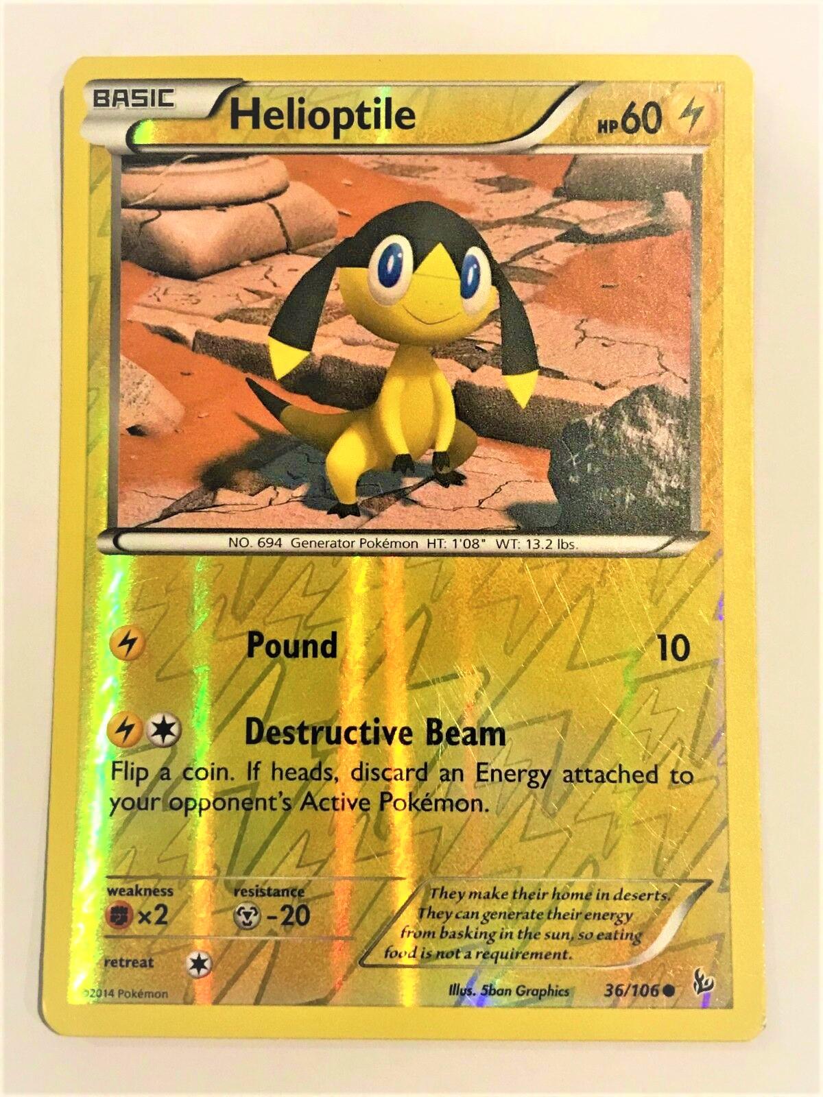 Helioptile [Reverse Holo] #36
