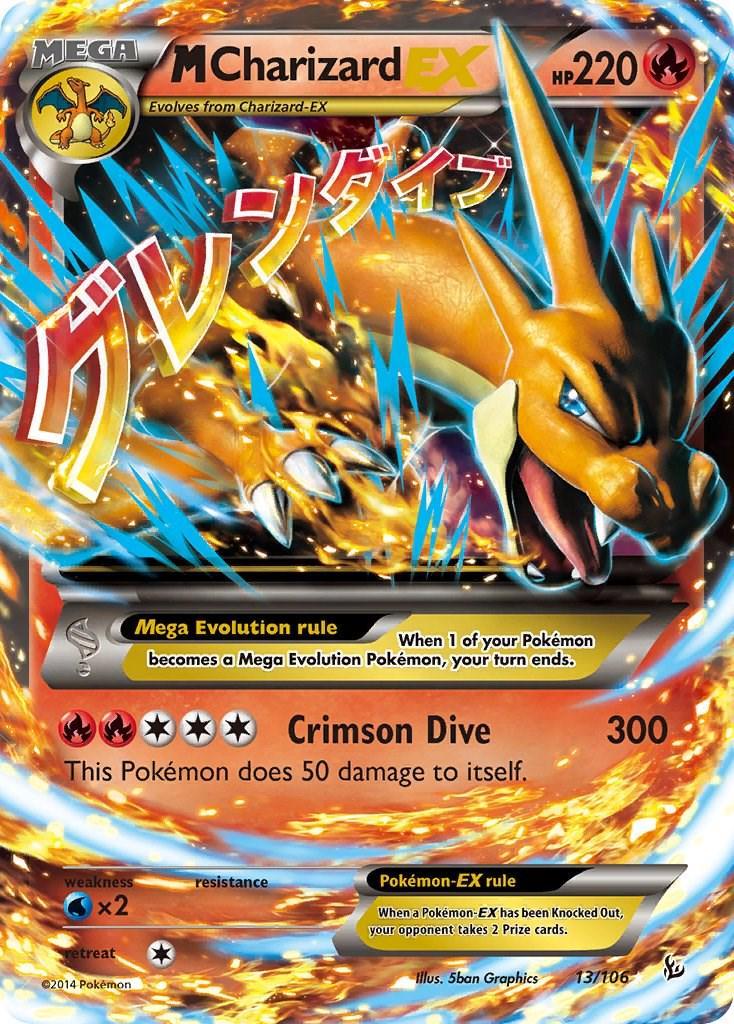 M Charizard EX [Jumbo] #13